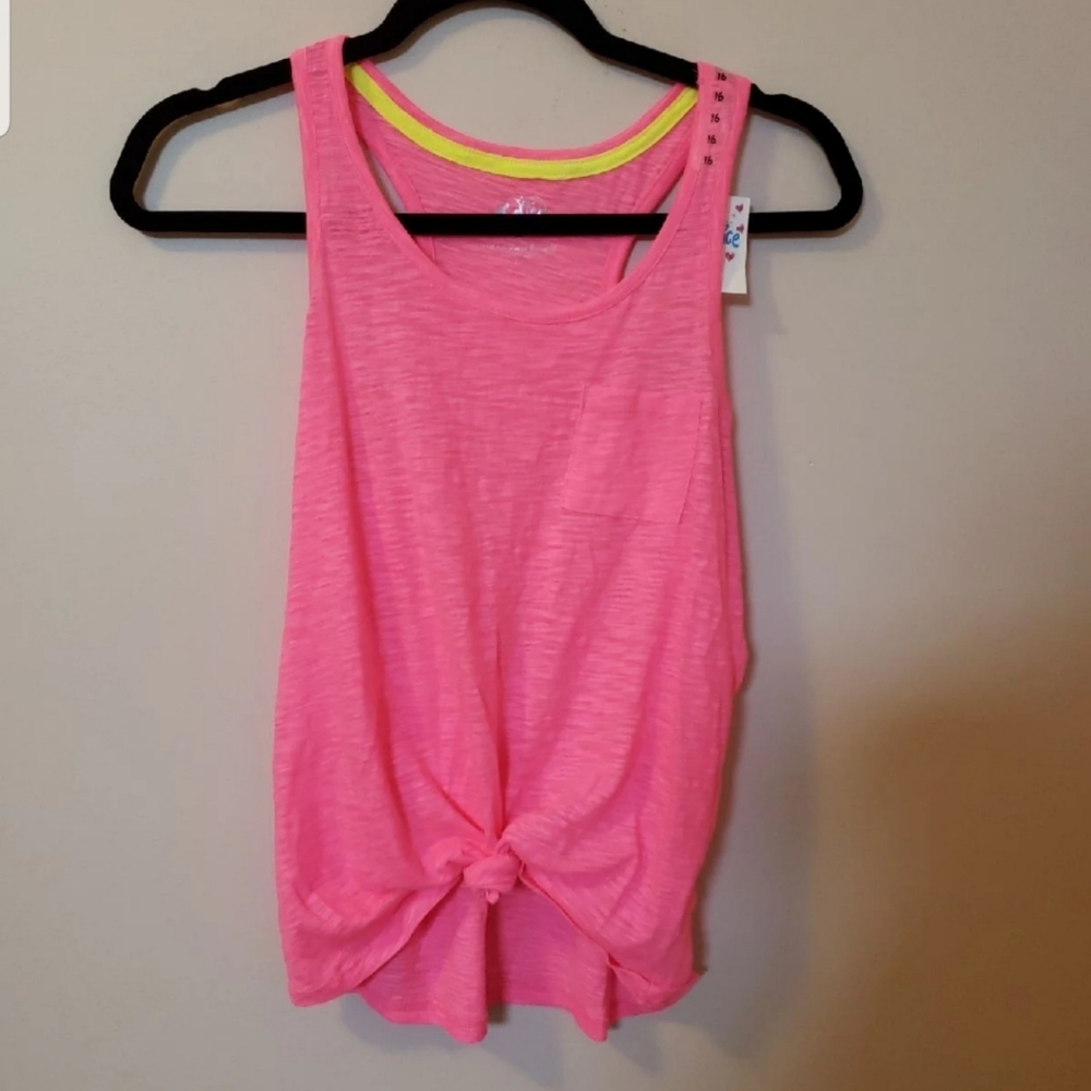 Pink justice top